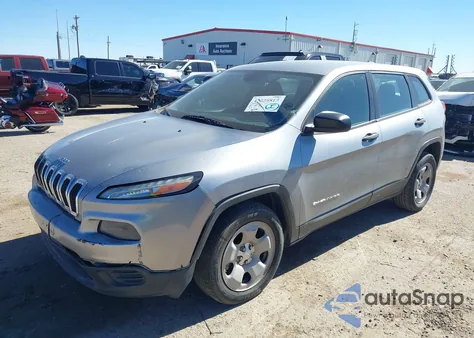 2014 Jeep Cherokee Sport from USA, damaged, VIN 1C4PJLAB8EW173881